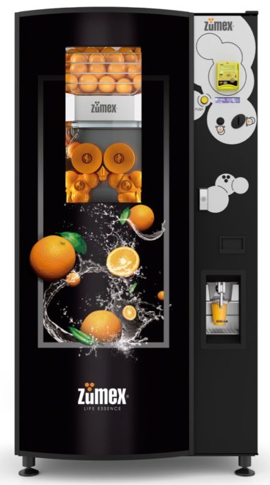 Zumex frisch gepresster Orangensaft - Verkaufsautomat